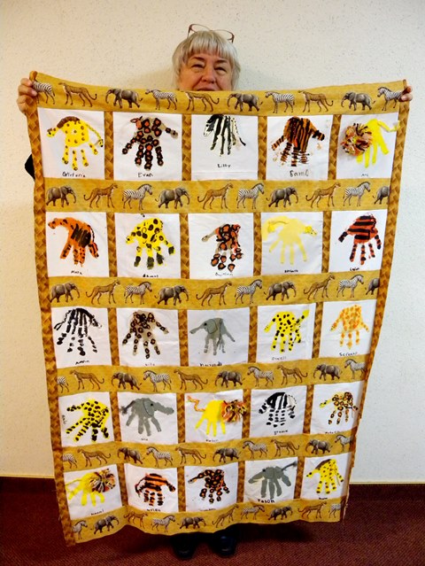 Helen Smith - Handprints Quilt